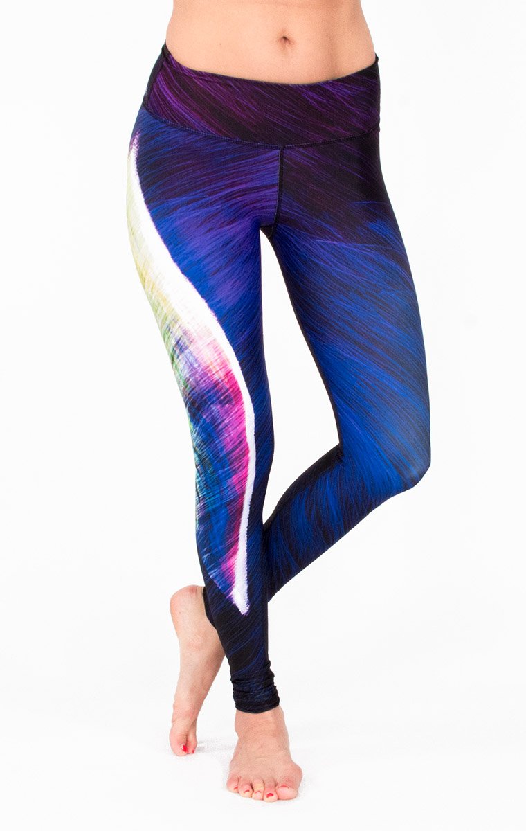 Iris Leggings - Purple/Black