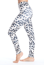 Pink Leopard Leggings - Pink/Black