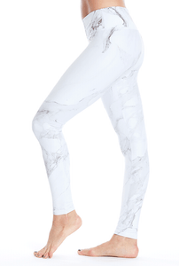 Marble Leggings - Carrera White