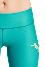 Nautilus Leggings - Teal/Gold