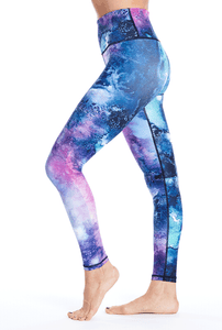 Gems Leggings - Purple/Blue