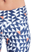 Triangle Leggings - Denim Blue