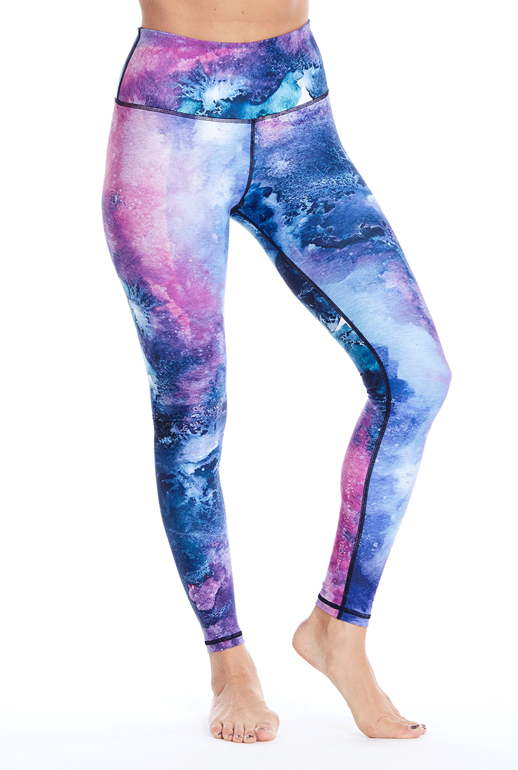 Gems Leggings - Purple/Blue